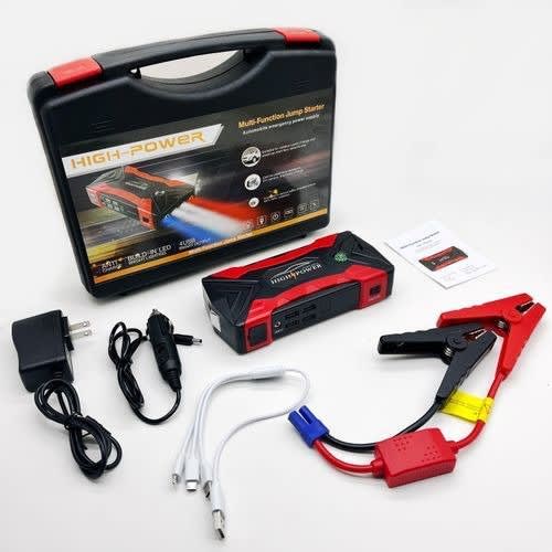 High Power Jump Starter Kit And Power Bank For Cars, Laptop & Mobile Devices - Emergency