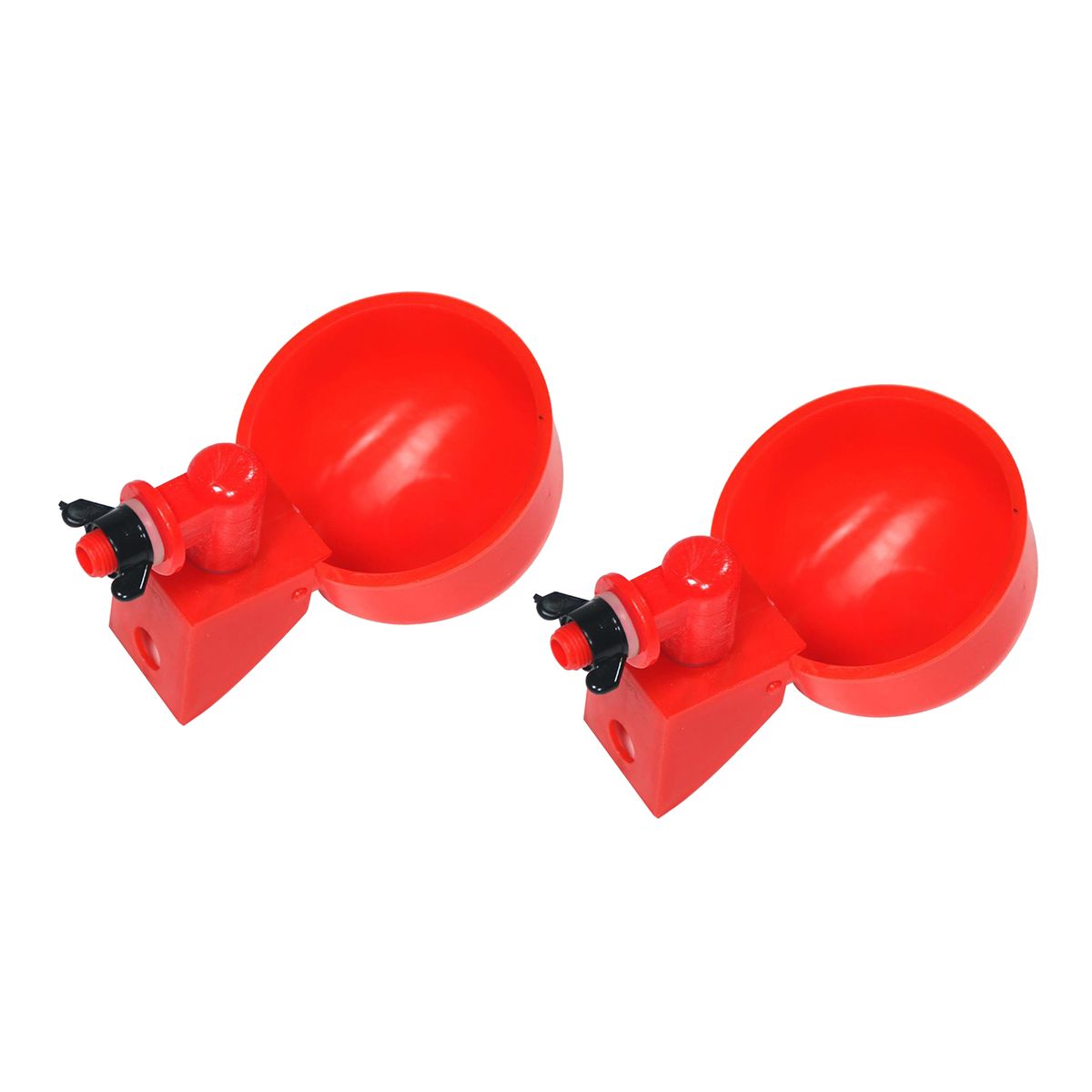 2Pcs Poultry Watering Cups Farm Waterer Breeding Hen Quail Pigeon