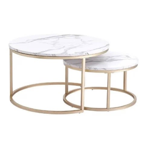Marble Coffee Table - 70cm/50cm