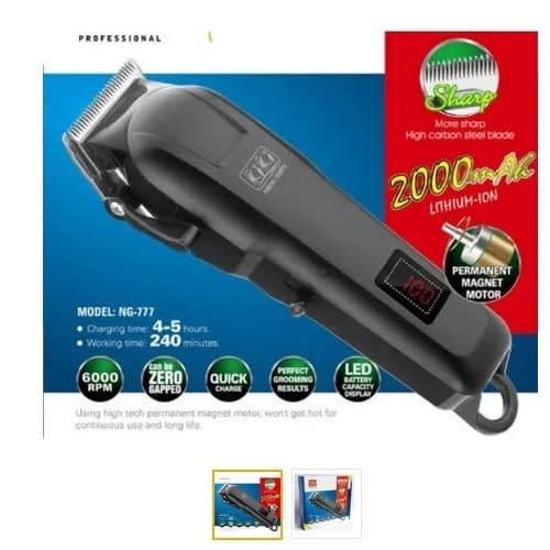 Rechargeable Cordless Hair Clipper