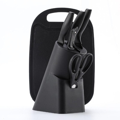 Kitchen Knife Set With Chopping Board And Knife Holder.