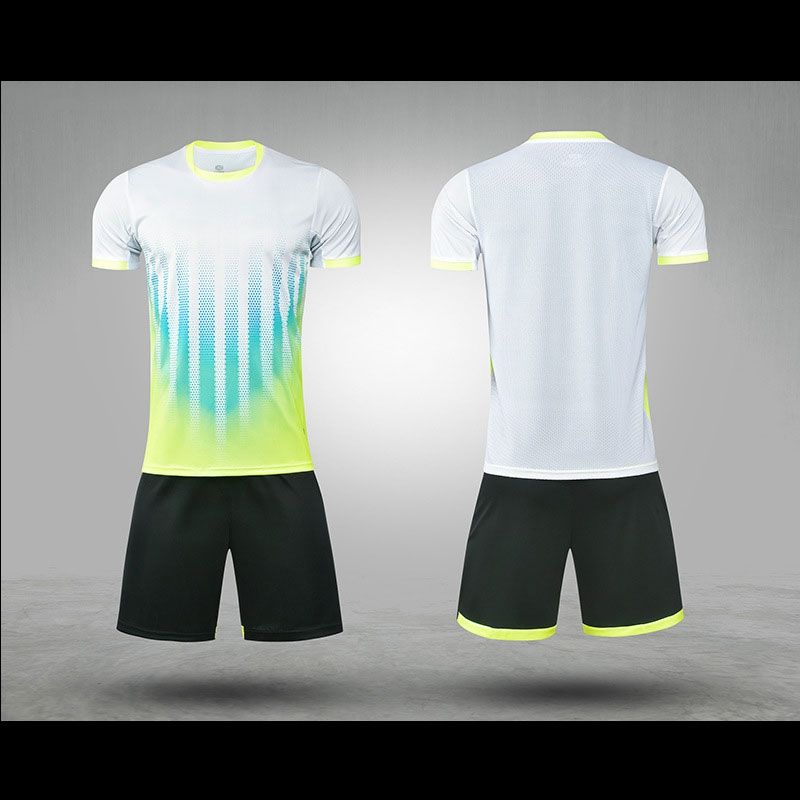 T-shirt Shorts Football Training Kids Men Soccer Jerseys Set