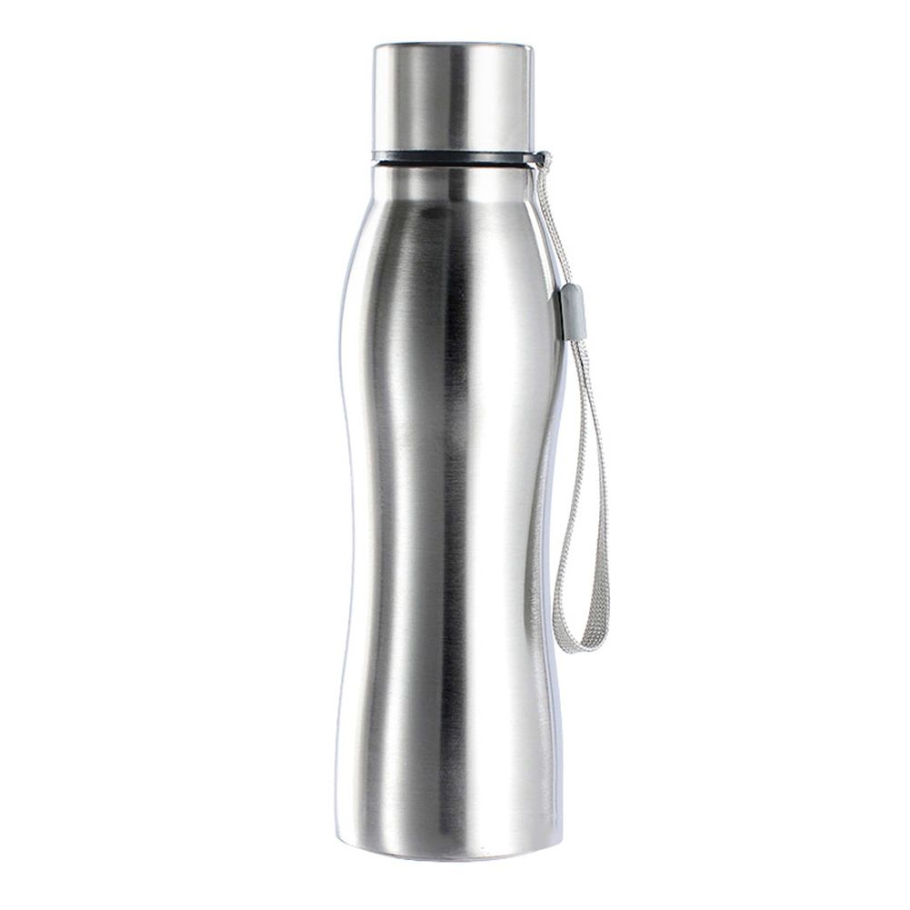 750ml Portable Single Wall Stainless Steel Water Bottle-