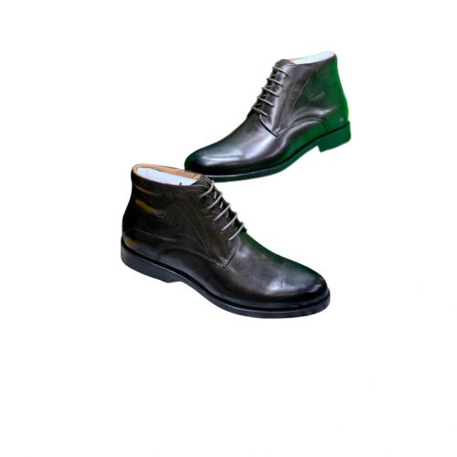 Brown  Leather Lace  Boot