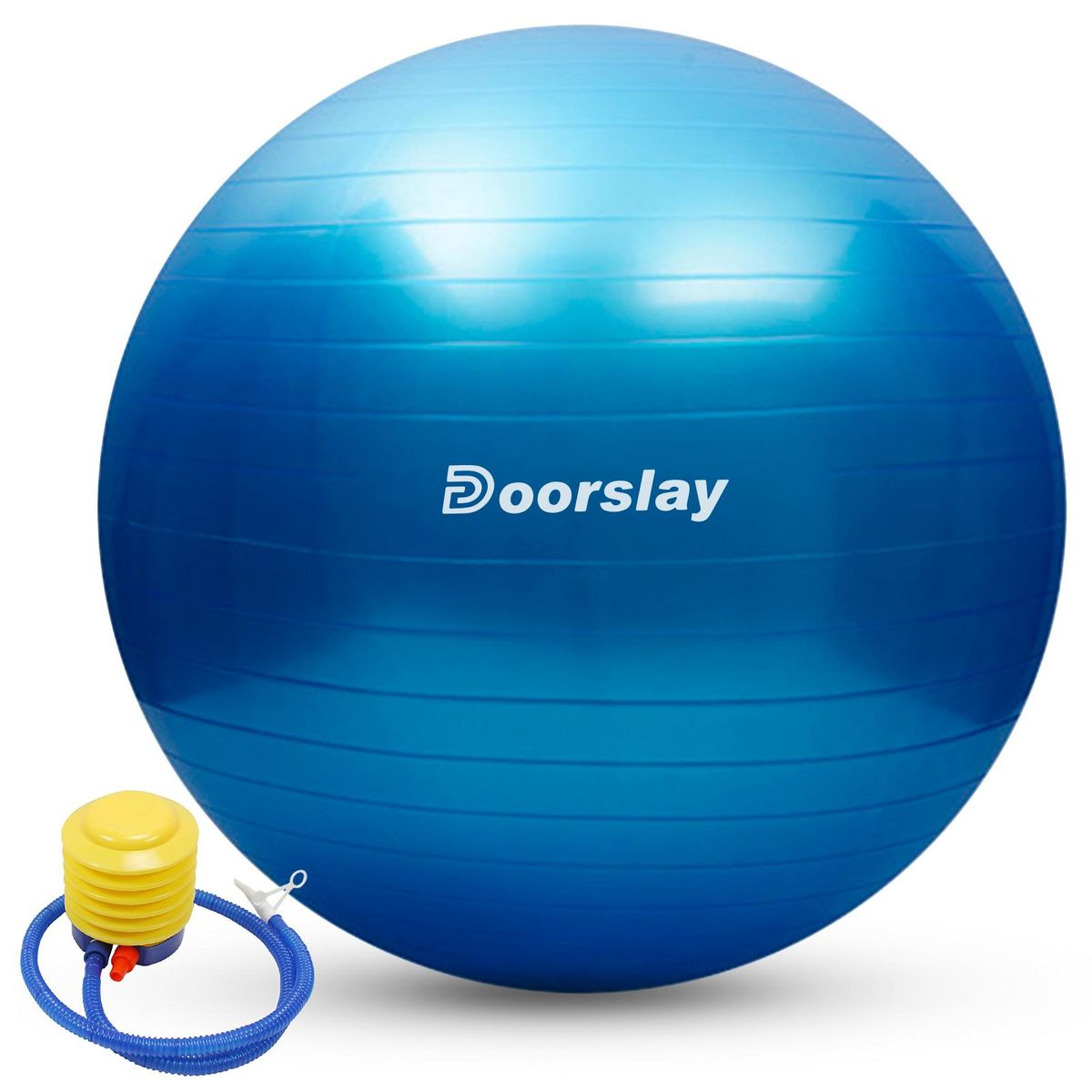 Anti-burst Yoga Ball 55cm/65cm/75cm Stability Balance Ball Pilates Barre Physical Fitness Exercise Ball with Air Pump