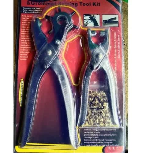 2 In1 Leather Belt Hole Puncher Set
