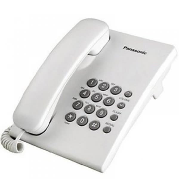 Intercom Corded Landline Phone - KX-TS500MX - White