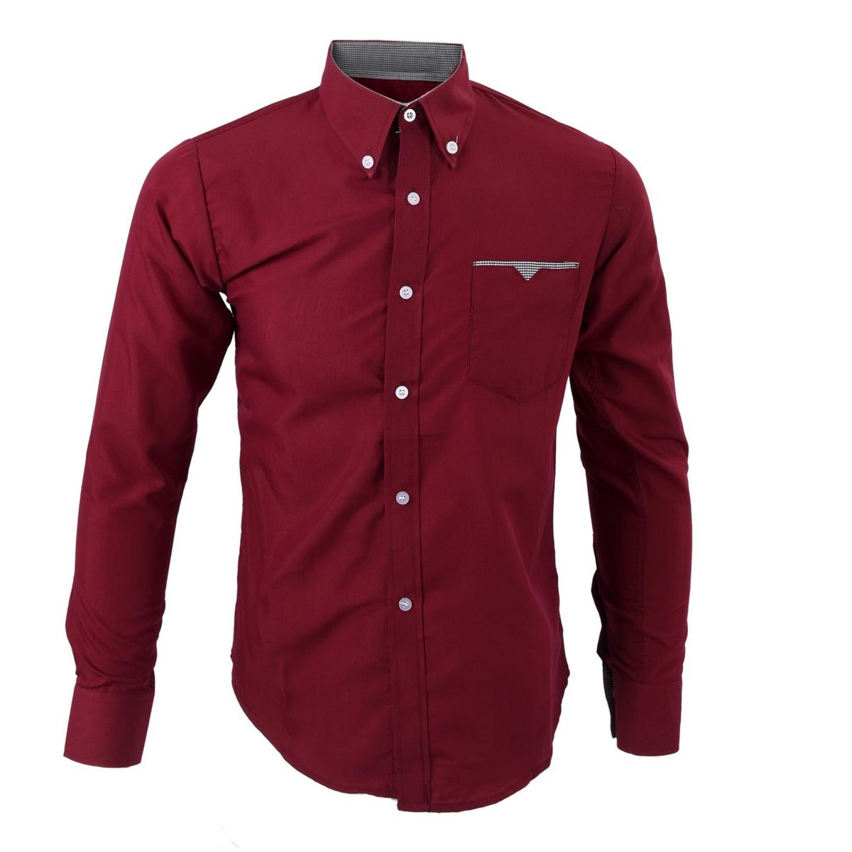 Fashion Mens Luxury Long Sleeve Casual Slim Fit Stylish