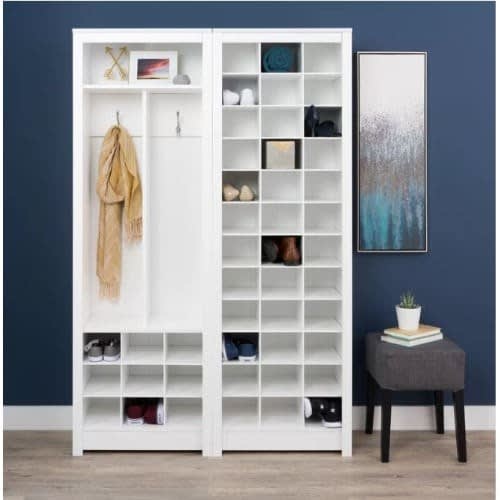 Space Saving 36 Pair Shoe Rack