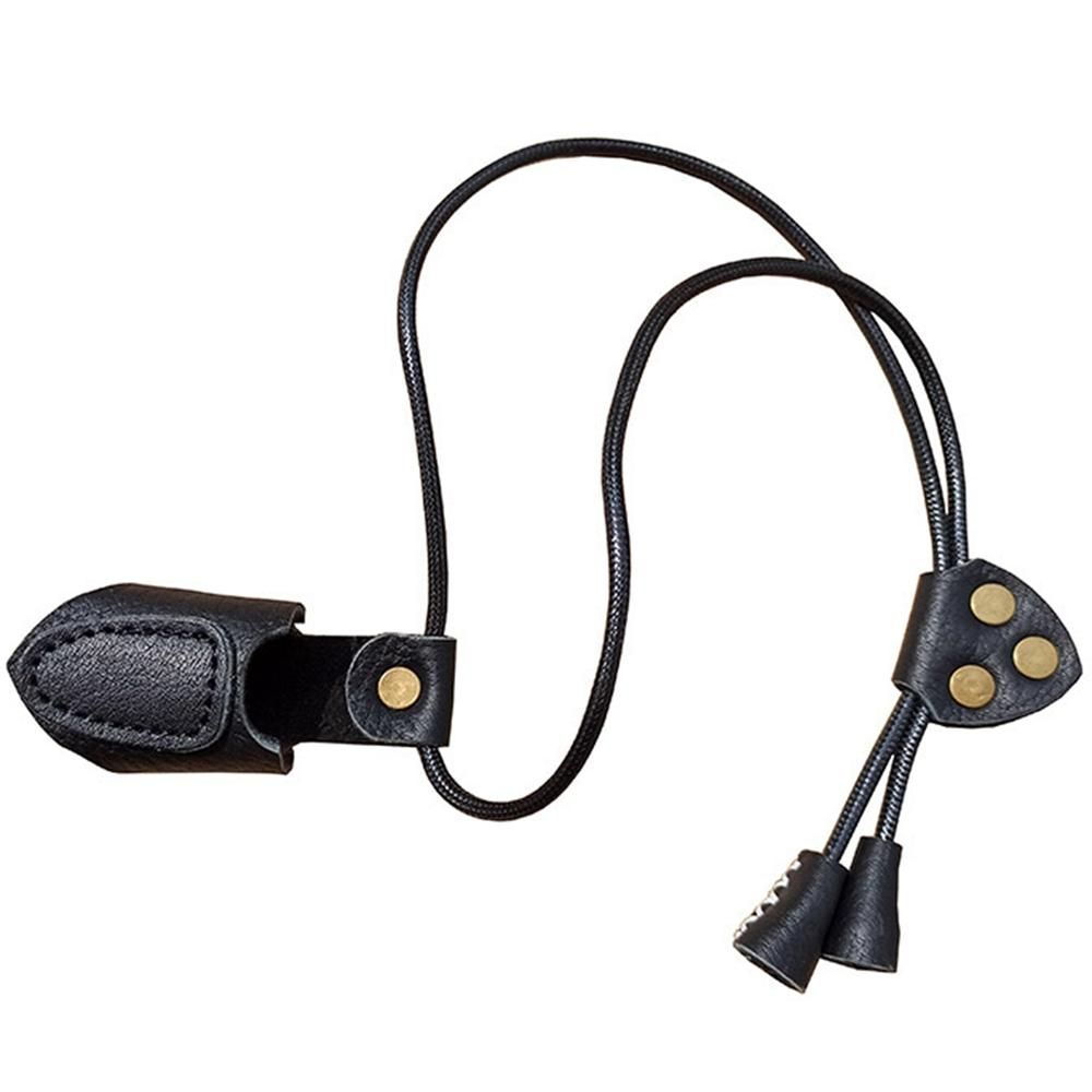 Archery Thumb Ring Finger for Hunting Recurve Bow Cow Skin Soft Leather Protector Glove