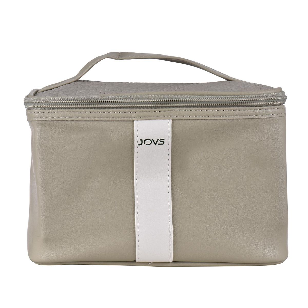 JOVS Women Cosmetic Bag Large Capacity Makeup Bag PU Leather Case Organizer Zipper Storage Pouch Box