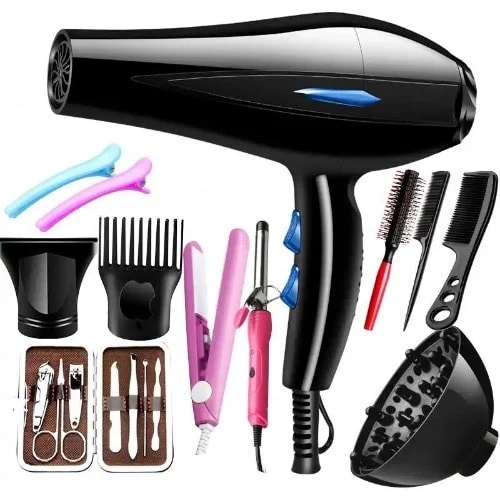 Hair Dryer/curler Straightener Nails Cutter Set Combs - Set