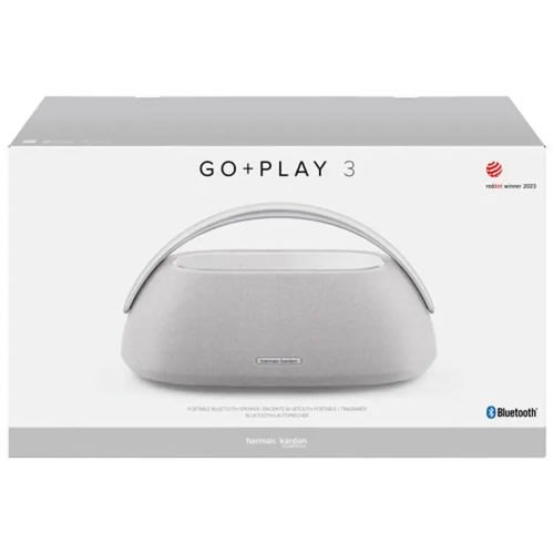 Go + Play 3- Portable Wireless Bluetooth Speaker White