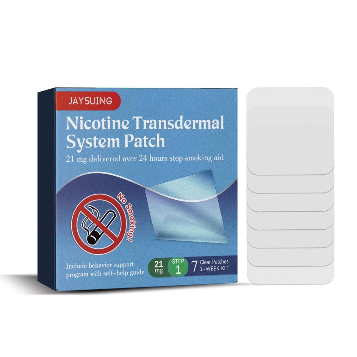 Jaysuing 7pcs/Box Quit Smoke Plaster Stop Smoking Patches Natural Herbal Anti-Smoking Patch for Men Women Quit Smoke Plaster