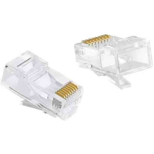 Cat5e Rj45 Connector - Ethernet Cable Crimp Utp Network Plug For Solid Wire-1000 Pieces