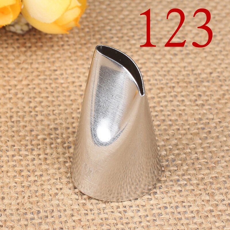 #123 Stainless Steel Rose Flower Petal DIY Icing Piping