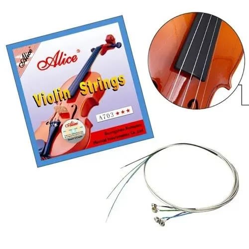 Violin Strings With Steel- 4 String Violin