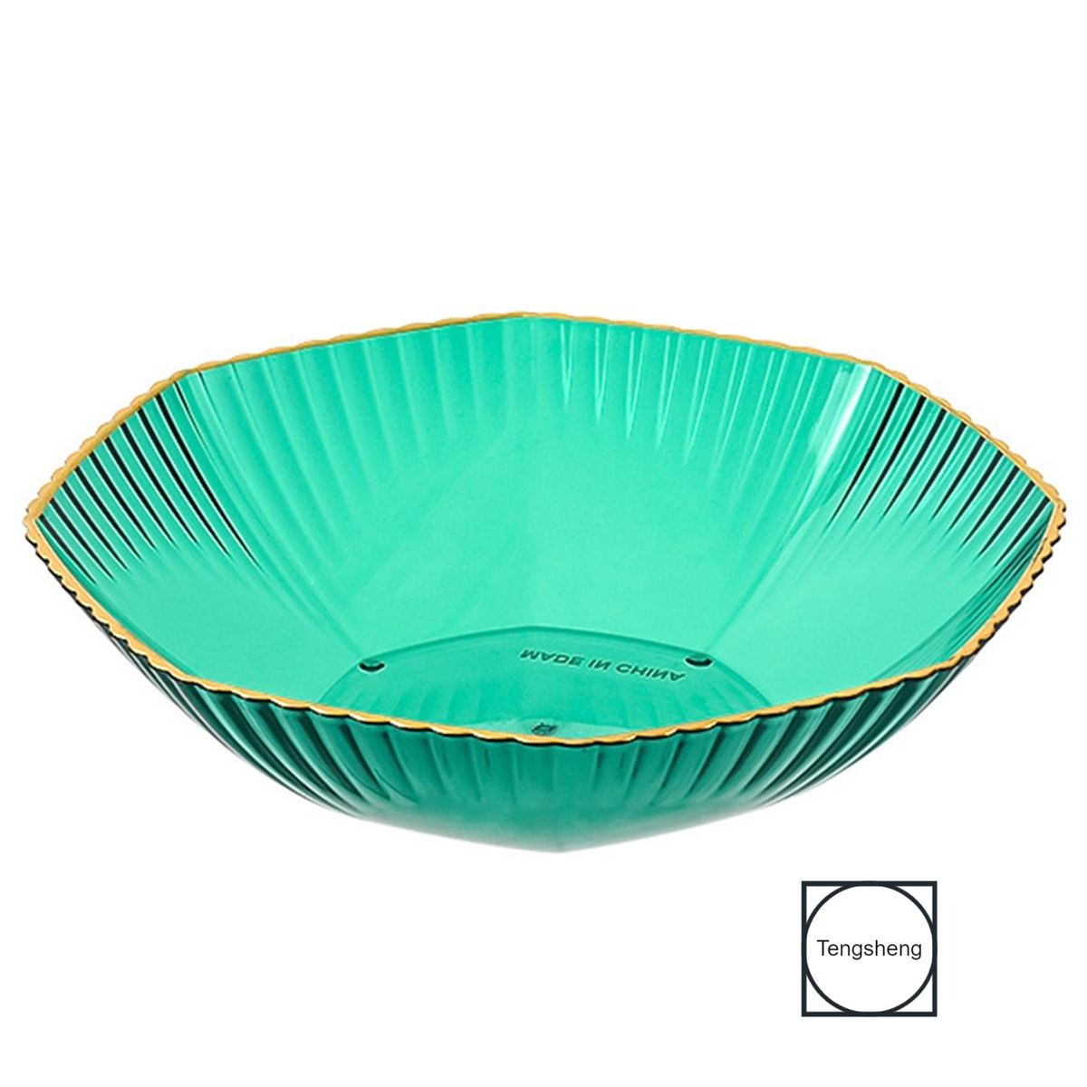 Bronzing Fruit Plate Transparent PET Fruit Tray