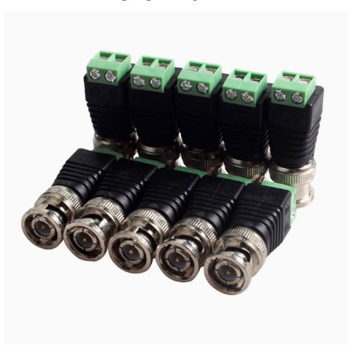 Bnc Balum Connector And Camera Terminal Male Adapter  - 10pcs