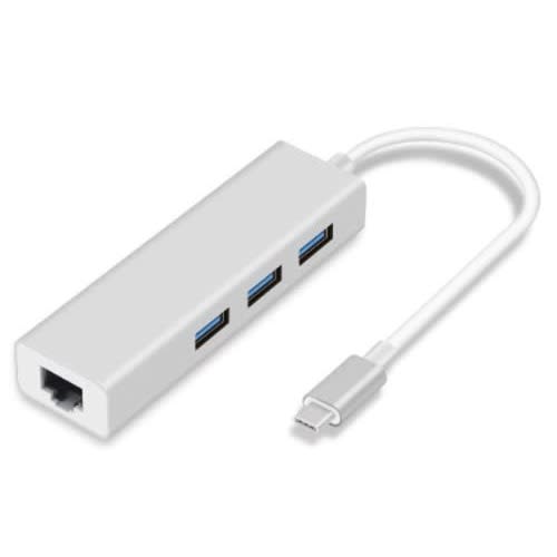 Type C Usb Hub To LAN Gigabit Adapter