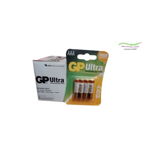 10 Cards GP Ultra R03 AAA 1.5v Alkaline Battery