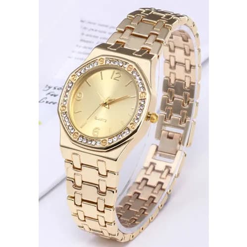 Ladies Chain Watch - Gold
