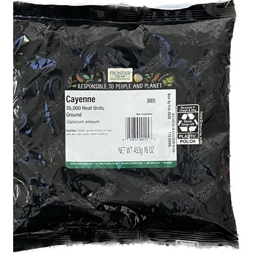 Chili Peppers Ground, Cayenne 35,000HU 453g 16 Oz
