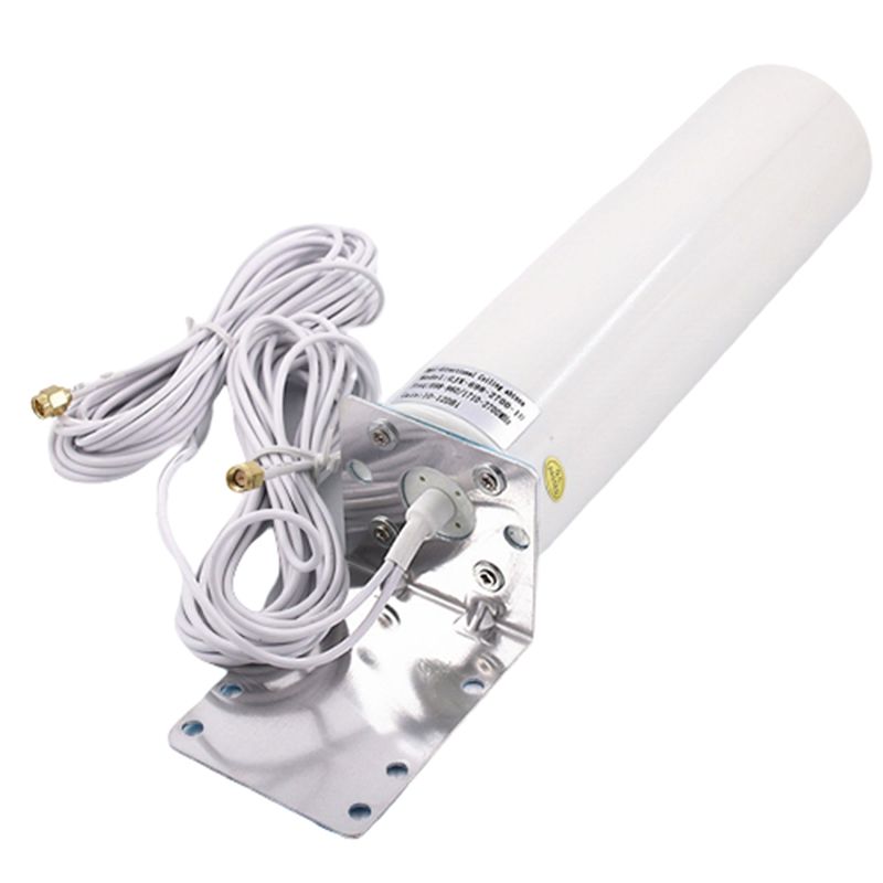 WiFi 4G LTE SMA 12DBi Omni Antenne Male 5M Dual Cable 2.4GHz For B315 E8372 E3372 ZTE S SMA