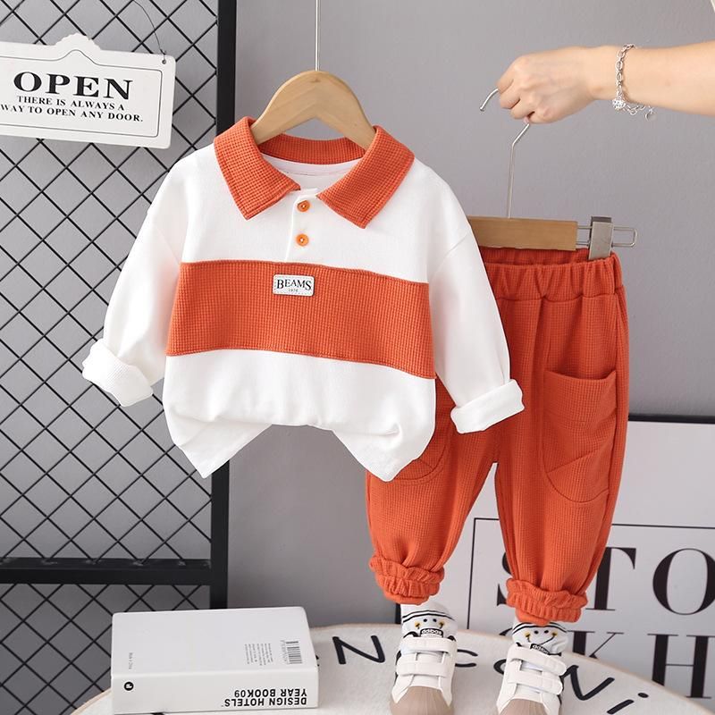 Children'S Clothing Long-Sleeved + Trousers Two-Piece Set A6