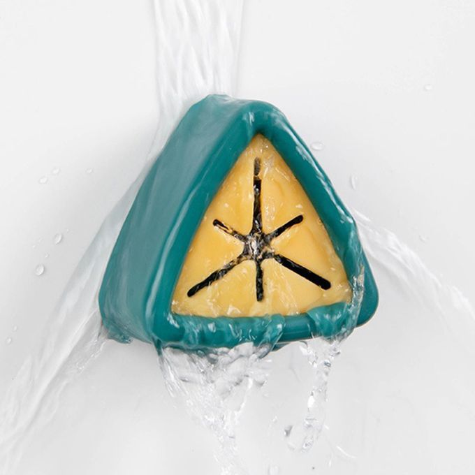 Triangle Premium Kitchen Towel Hooks Push Towel Holder For Door Green