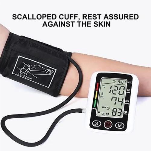 Digital Blood Pressure Monitor Meter BP Heartbeat Test