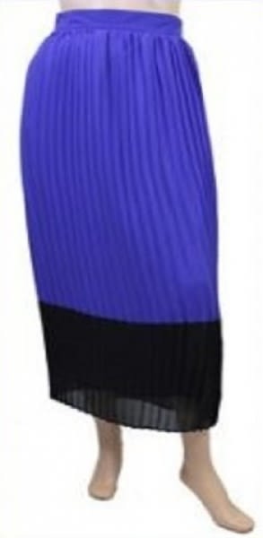 Ladies Fashion Fully Lined Pleated Skirt