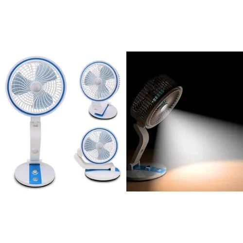 Multifunction Usb Charging Folding Fan+led Light - 1600mAh