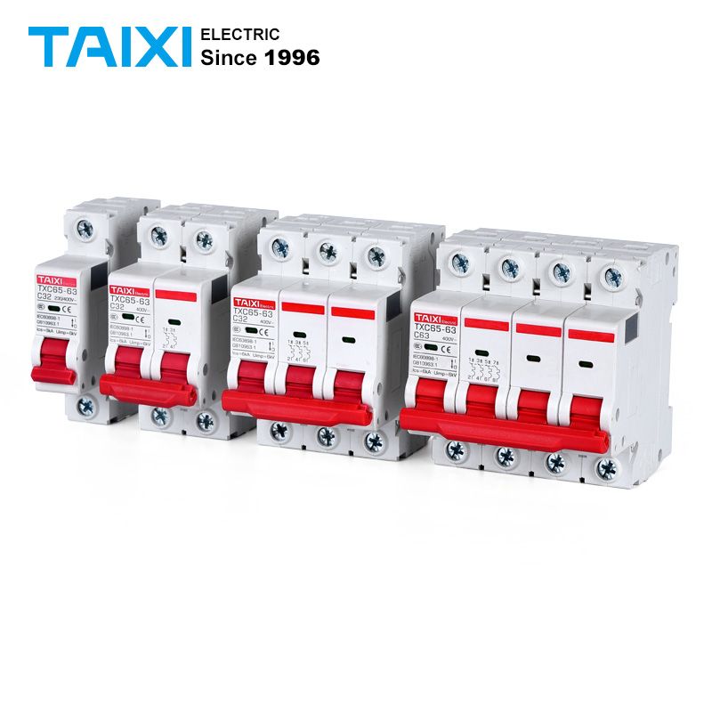 6KA MCB C65N-63 Miniature Circuit Breakers With Indication