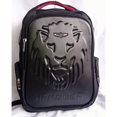 Makeup Patterned Multifunction Laptop Backpack - Black