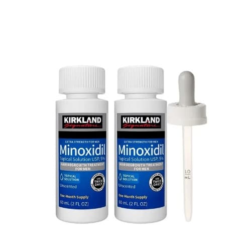 2pcs Kirkland Signature Minoxidil-5% Hair Regrowth For Men - 120ml - new Edition