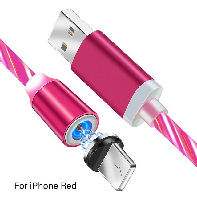 LED Fast Charging Magnet Charge USB Cable For Mi A3 Mi9t