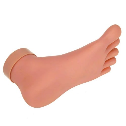 1pc Silicone Pedicure Foot Training Nail Art Practice - 1pc