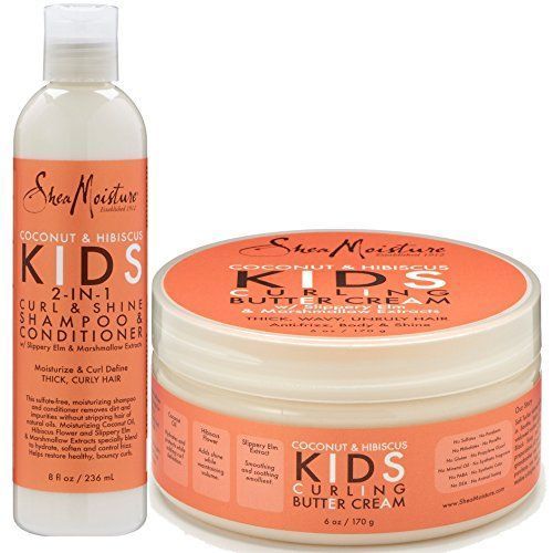2-in-1 Shampoo & Conditioner + Curling Butter Cream For Kids