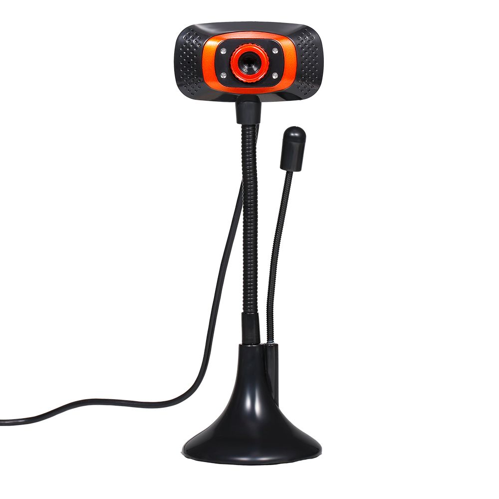 Drive-free Web Camera 480P USB Webcam With Microphone Light
