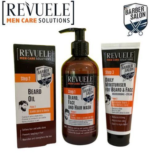 MEN CARE SOLUTIONS 3 In 1 Beard Wash,oil And Moisturizer