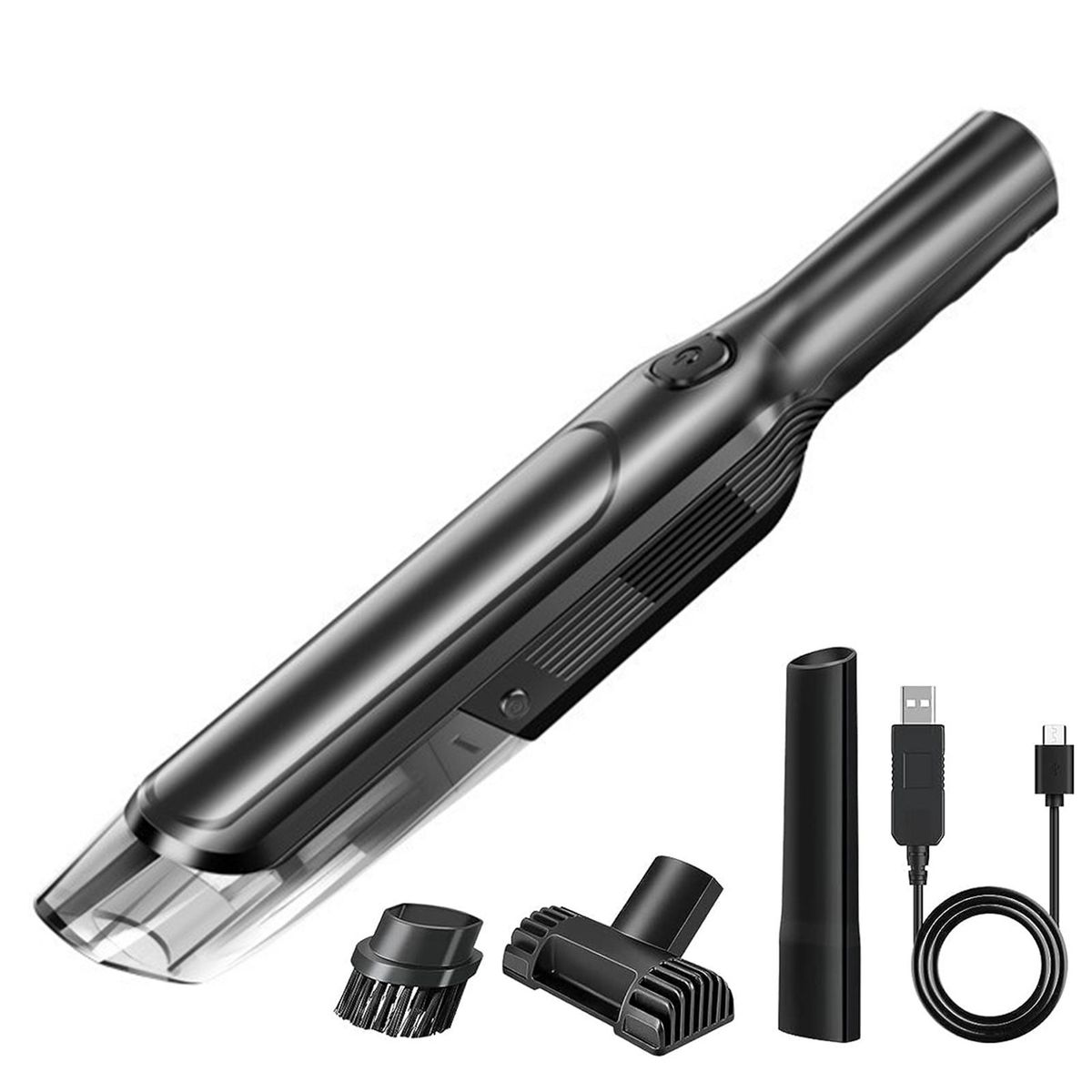 Portable Mini Vacuum Cleaner Wireless Handheld Vacuum Cleaner for Home Black