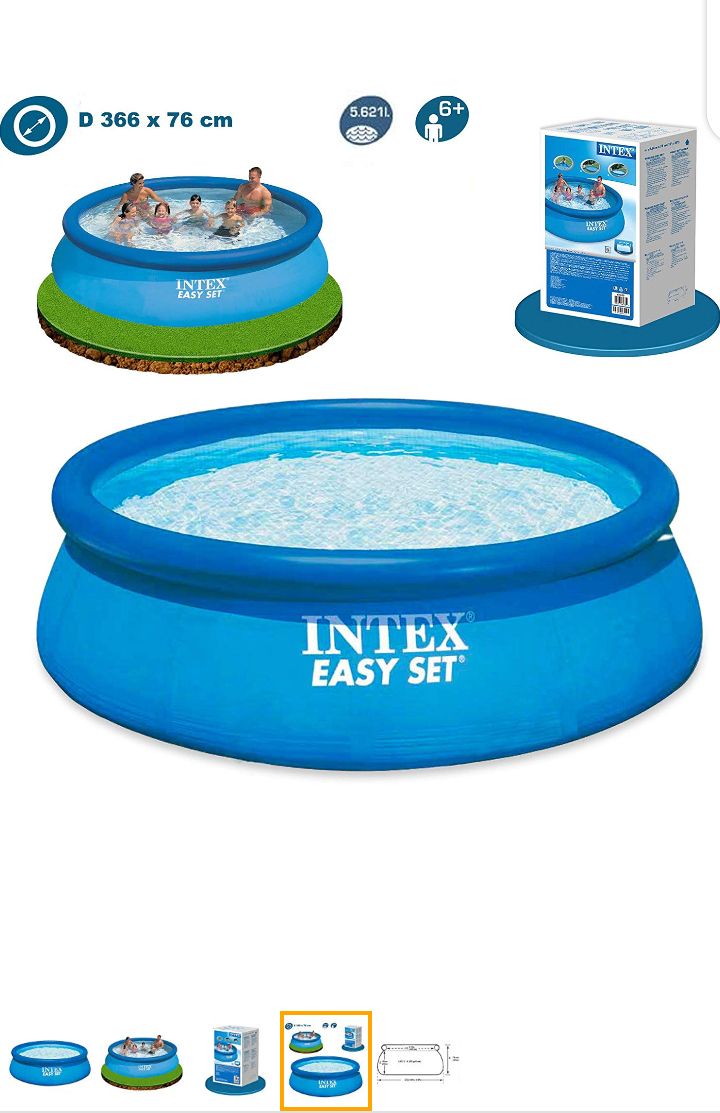 12FT X 30IN Inflatable Above Ground Family Swimming Pool.