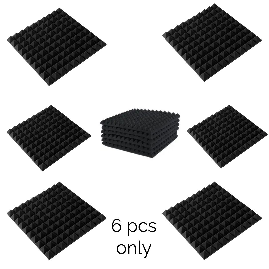 Acoustic And Soundproofing Foams  2X30X30cm (6pcs)