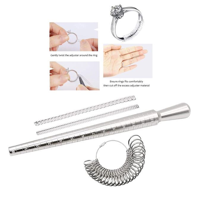 Metal Ring Sizer Measurement Finger Ring Gauge US Sizes Of 0 To13