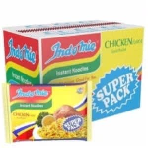 Indomie Super Pack - Chicken Flavor Noodles - 120g - 40 Packs Per Carton