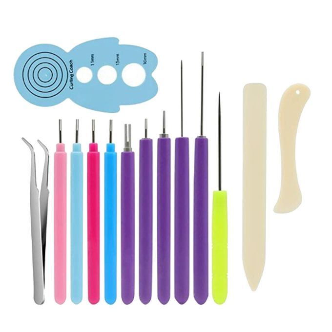 Slotted Quilling Tools Quilling Supplies Hand Craft DIY Tool 14 Pieces