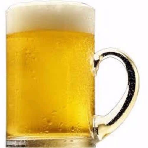 Glass Beer Mug - 6 Pieces