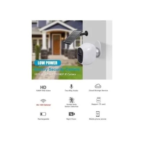 4g Solar Ip Camera - 4g Sim Card Outdoor Security CCTV Camera