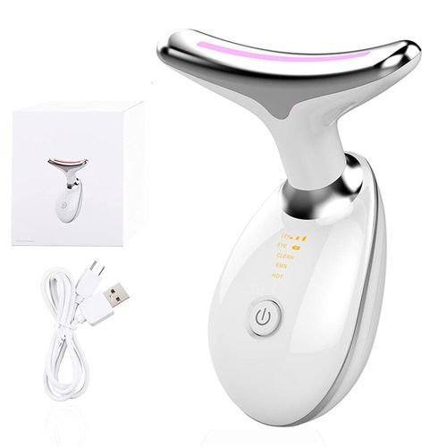 Anti Wrinkle Neck Massager Face Lift Devices Skin Tightening Lifting Anti Aging Beauty Machine Heat Facial Massager Neck Slimmer
